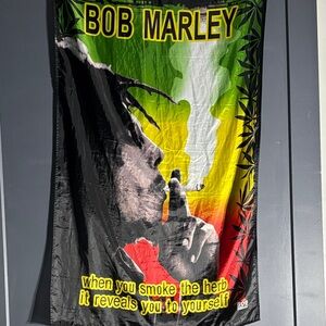 Bob Marley Smoking Flag Tapestry